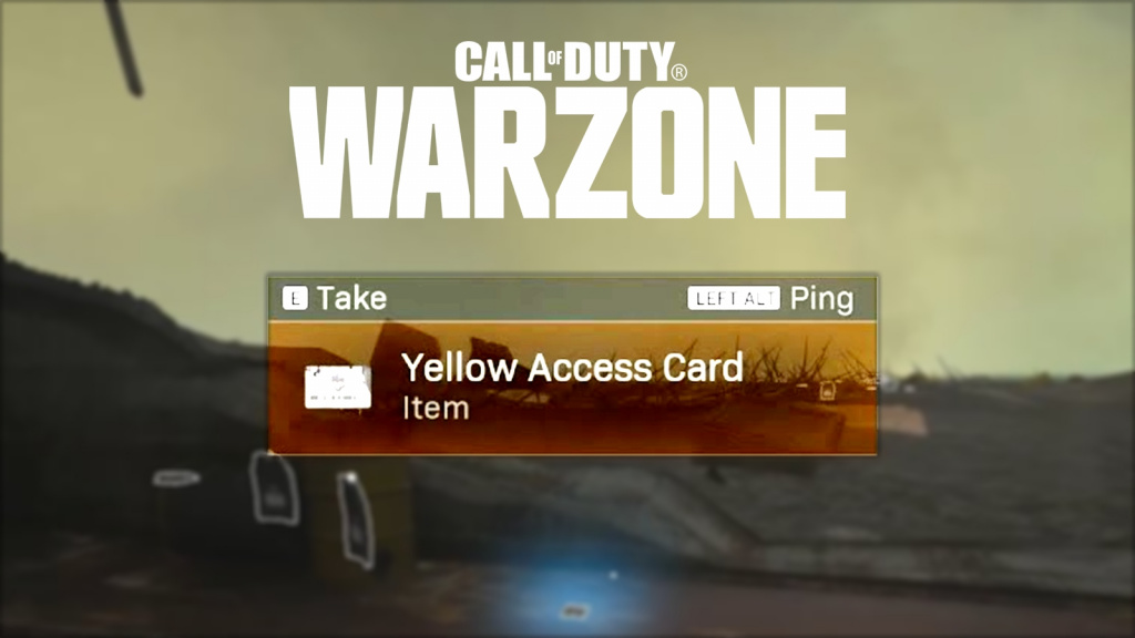 Yellow Access Cards in Warzone