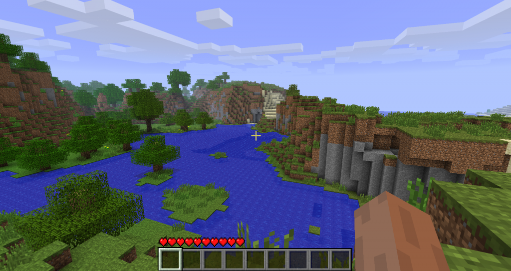 The seed of Minecraft's title screen world has finally been discovered