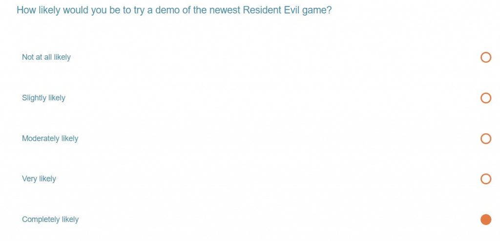 Resident Evil Village 8 Demo capcom survey