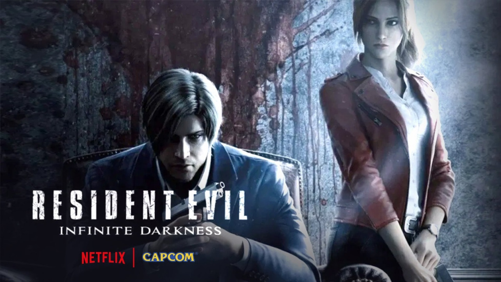 Resident Evil Infinite Darkness netflix voice actors story synopsis