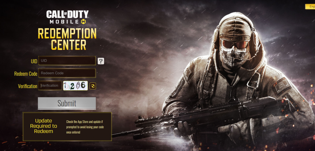 Call of Duty Mobile UID redeem rewards