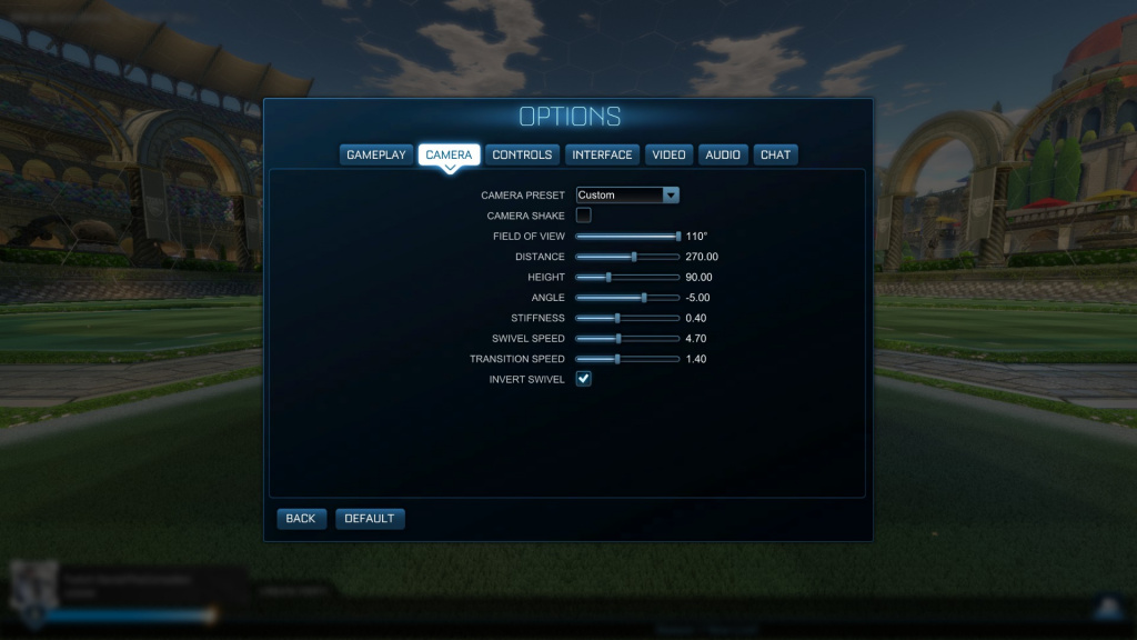 Rocket League Best Fov And Camera Settings To Improve Performance Ginx Esports Tv