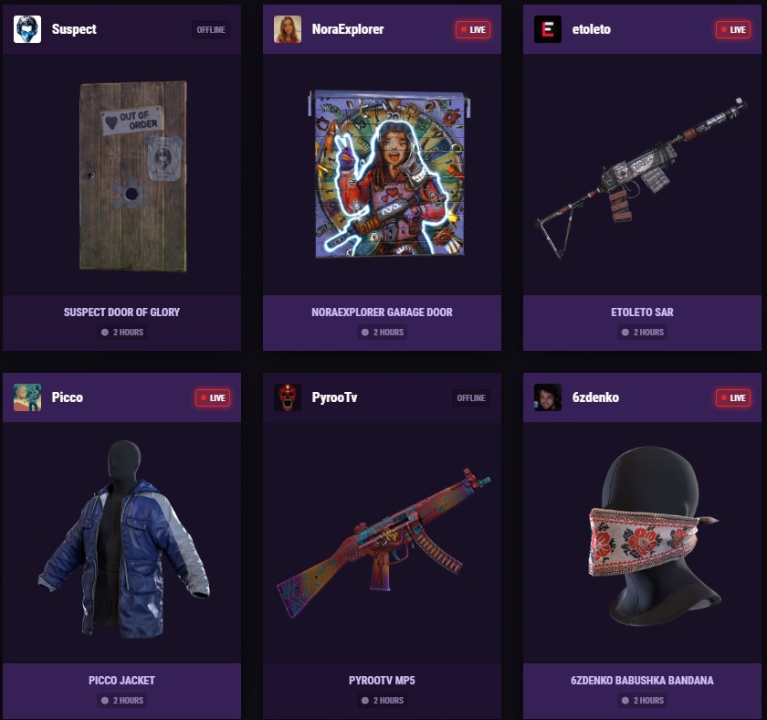 Rust Twitch Drops 7 All drops, streamers, and schedule GINX Esports TV