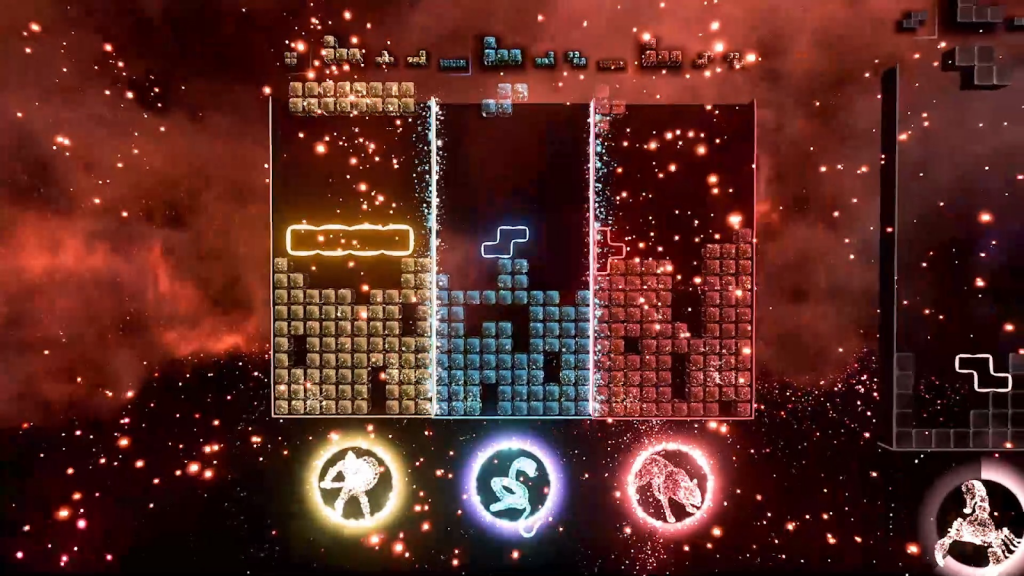 Tetris Effect Xbox Series X, Tetris Effect multiplayer, Tetris Effect connected