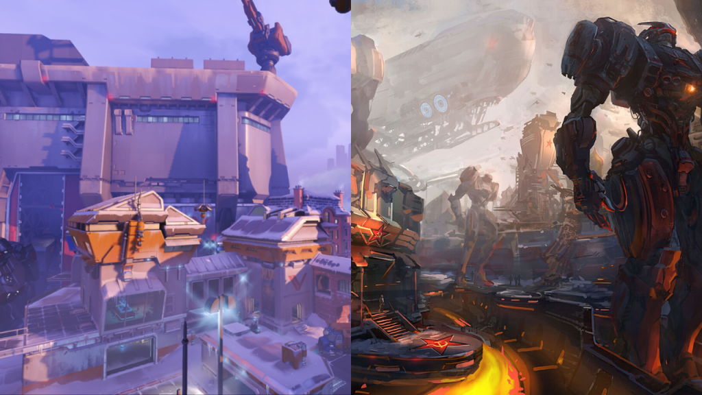 Check Out These Stunning Concept Art Pieces From Overwatch Maps