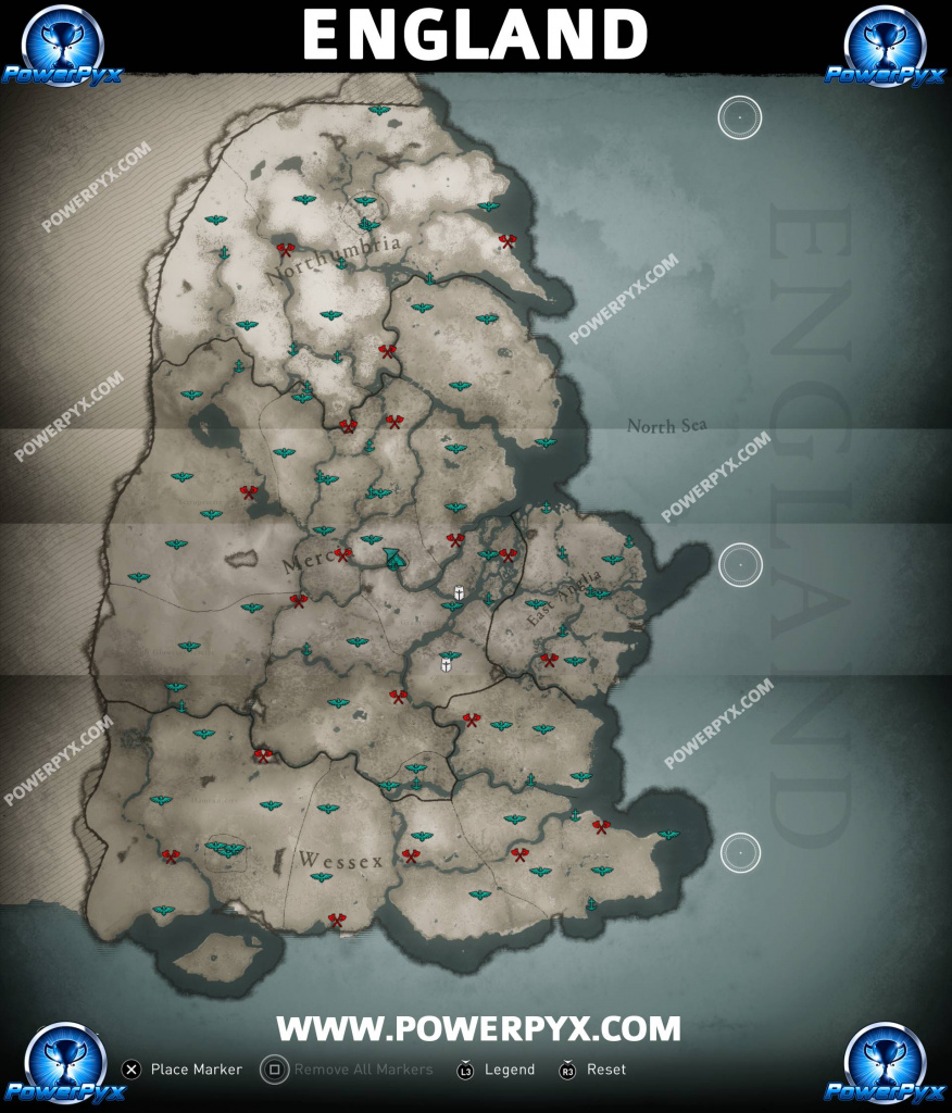 Valhalla full map locations regions