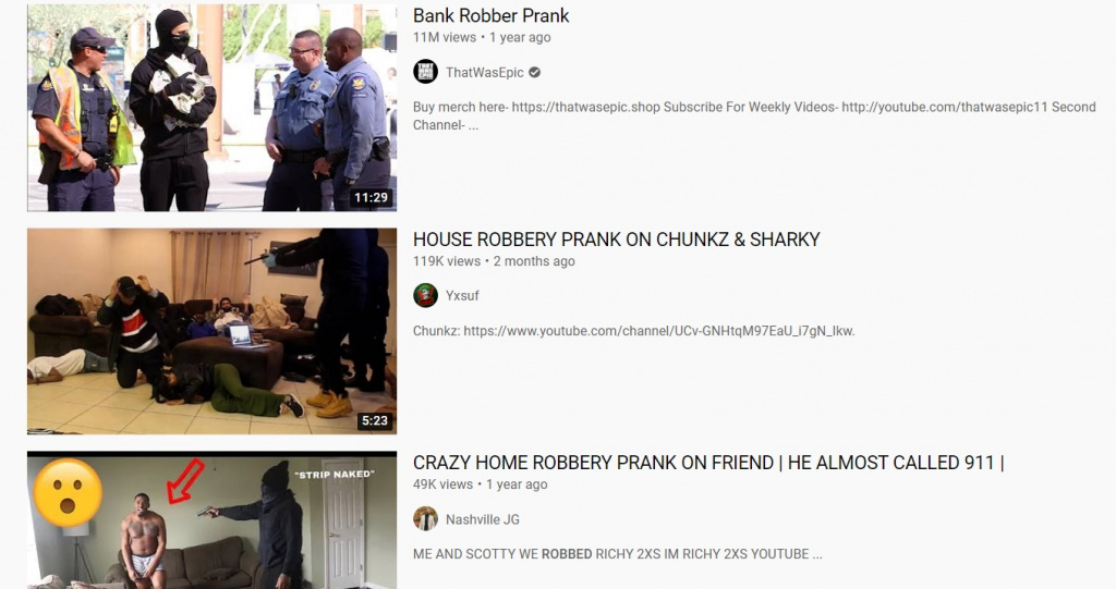 Timothy Wilks dies killed YouTuber prank robbery video David Starnes