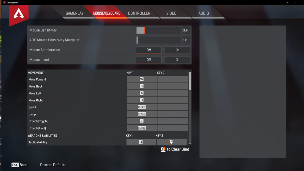 Best Mouse Settings For Apex Legends Season 7 Ginx Esports Tv Best Mouse Settings For Apex Legends Season 7 Ginx Esports Tv
