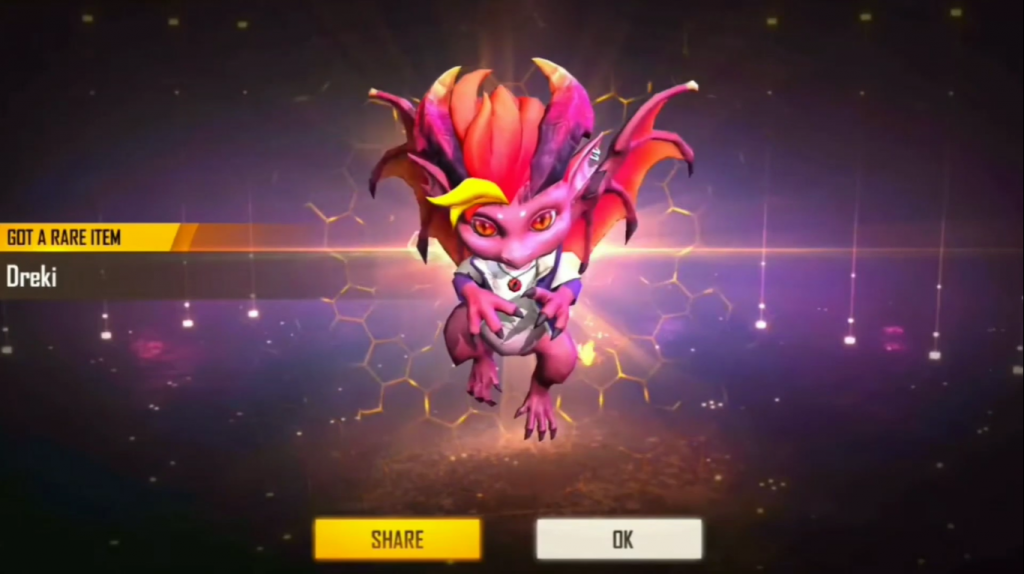 Free fire dragon pet