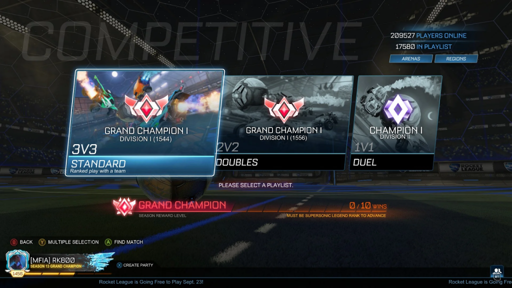 what is rocket league season reward level