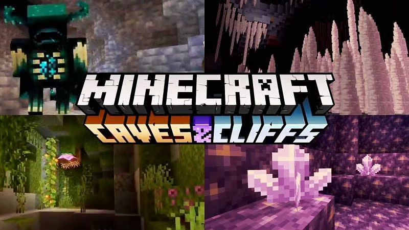 minecraft caves and cliffs update