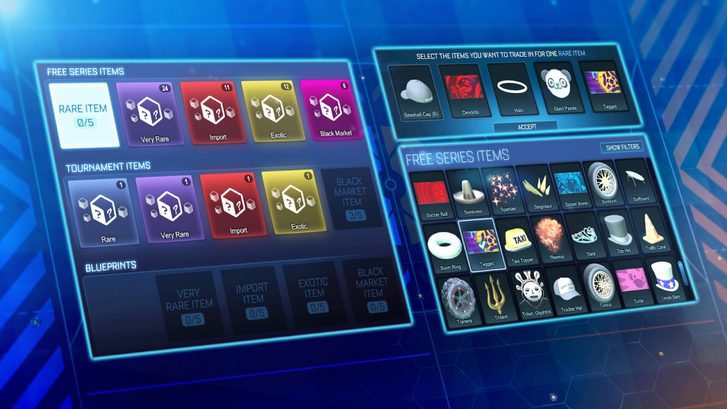rocket league trading prices