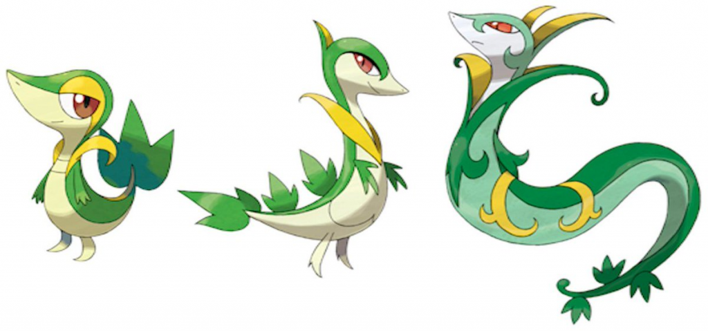 Snivy is known for having a fairly powerful evolutionary line