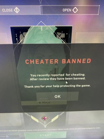 Valorant cheaters players report Riot Games