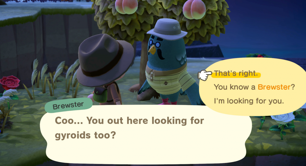 where to find Brewster in Animal Crossing: New Horizons 2.0