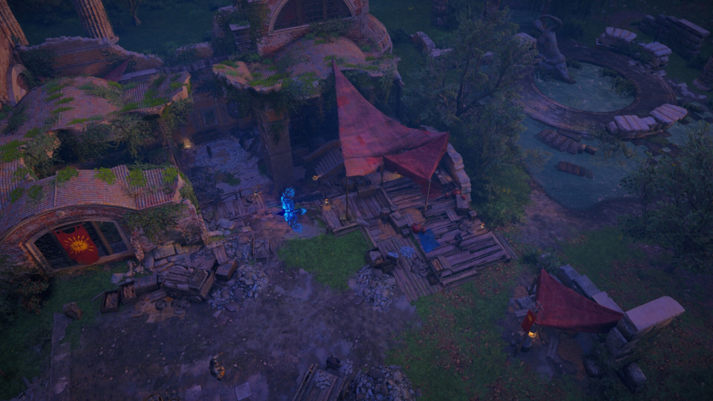 Assassin's Creed Valhalla Gisacum Ruins Overhead View