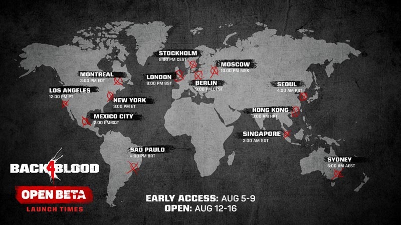 Back 4 Blood open beta dates times content how to get early access