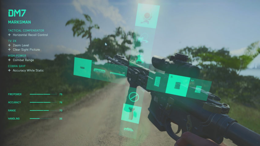 Battlefield 2042 Best DM7 Loadout Cross Menu
