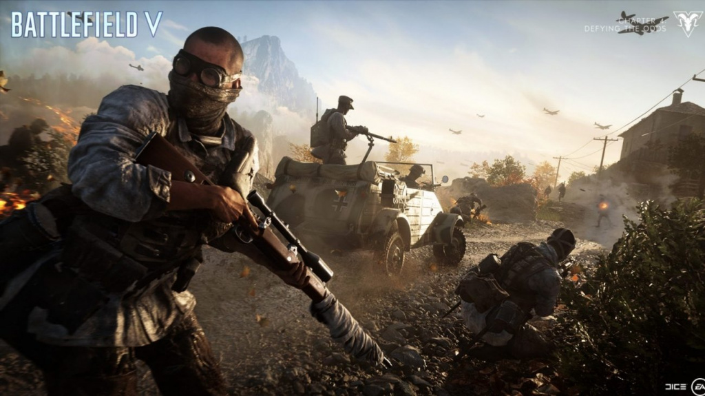 Battlefield V briefly surpassed Battlefield 2042's player count on Steam