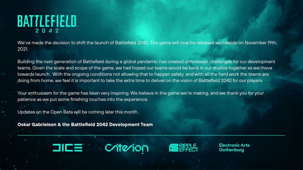 battlefield delayed