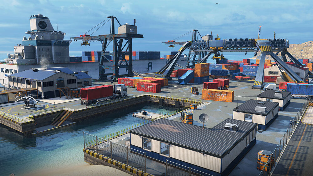 Blackout cod mobile cargo docks
