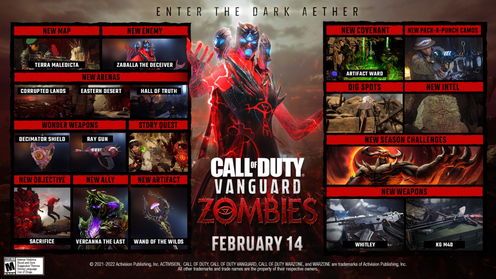 COD Vanguard Zombies Roadmap Season 2