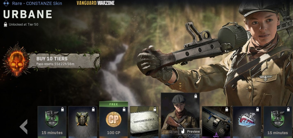 Urbane constanze skin COD vanguard invisible players bug glitch new operator issue