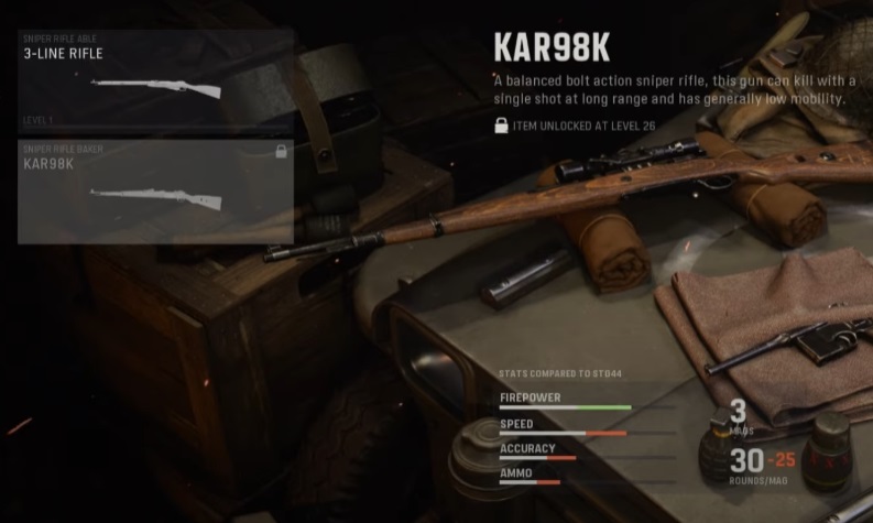 Call of Duty COD Vanguard best weapons guns MP-40 Kar98k MG42 STG44 revolving shotgun broken overpowered AR SMG LMG Sniper Shotgun