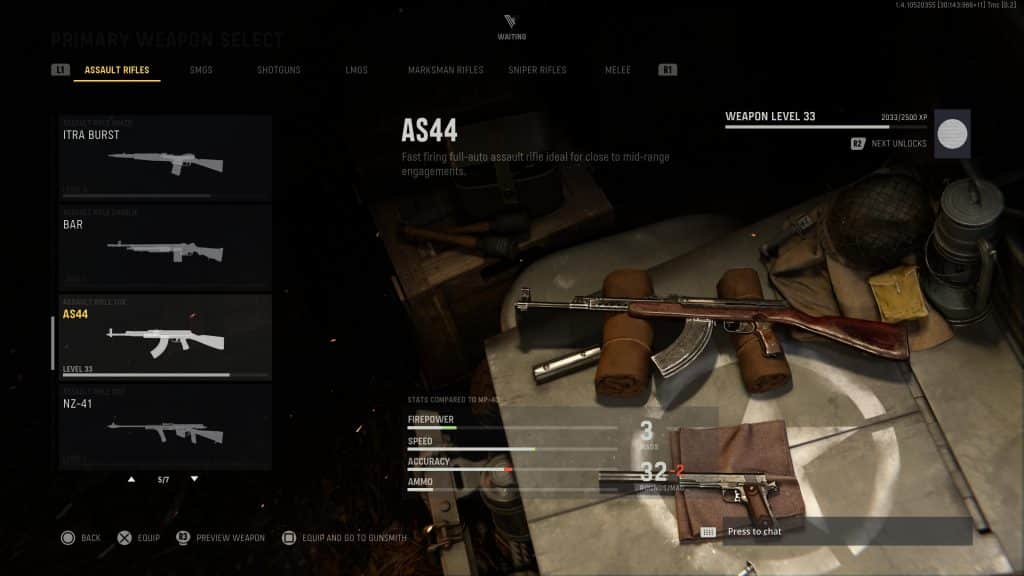 Best AS44 assault rifle loadout in COD Vanguard