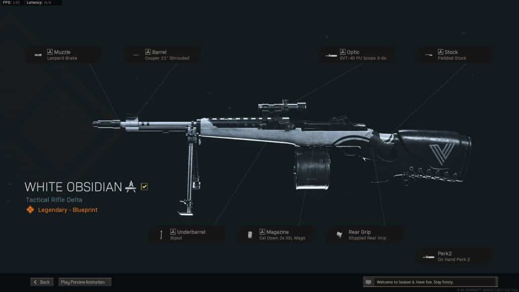 call of duty vanguard m1 garand best loadout