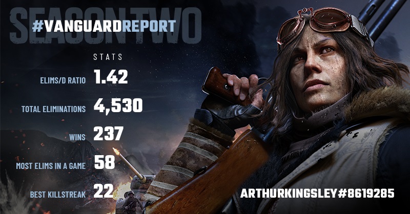 Call of duty cod vanguard report how to get stats new reports