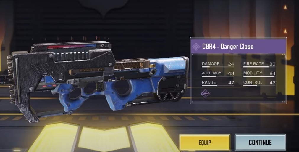 COD Mobile Season 2 CBR4 SMG Danger Close