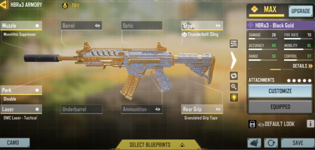 Best gunsmith class setup for the HBRa3 in COD Mobile Season 2