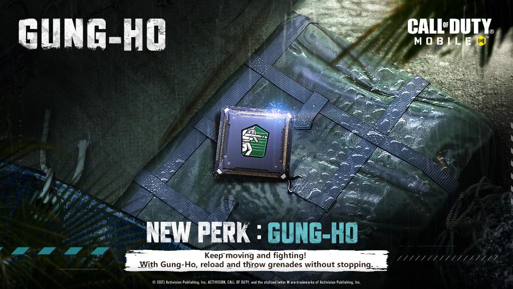 how to unlock gung-ho perk challenges rewards cod mobile season 5