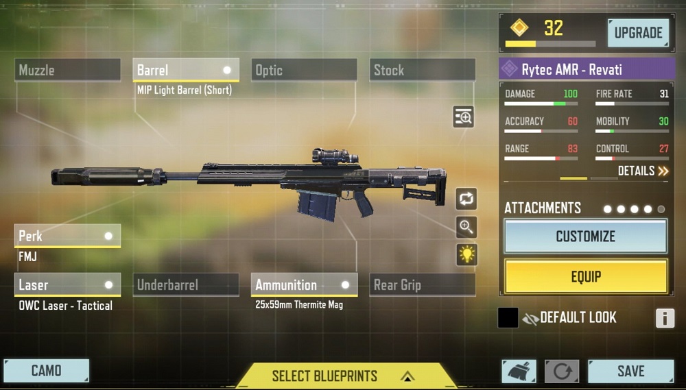 COD Mobile Season 7 weapon blueprints battle pass stats attachments Hades Shoulder Cannon QXR Prototype Omega Rytec AMR Revati M4 Outcast Vengeance