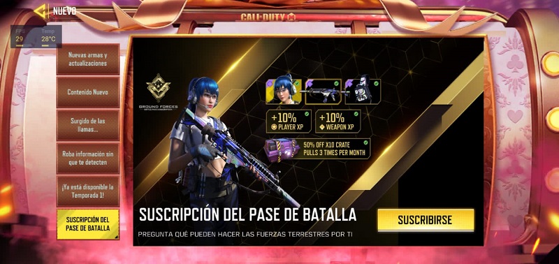 COD Mobile Season 1 2022 battle pass subscription ground forces how to get price content boosts