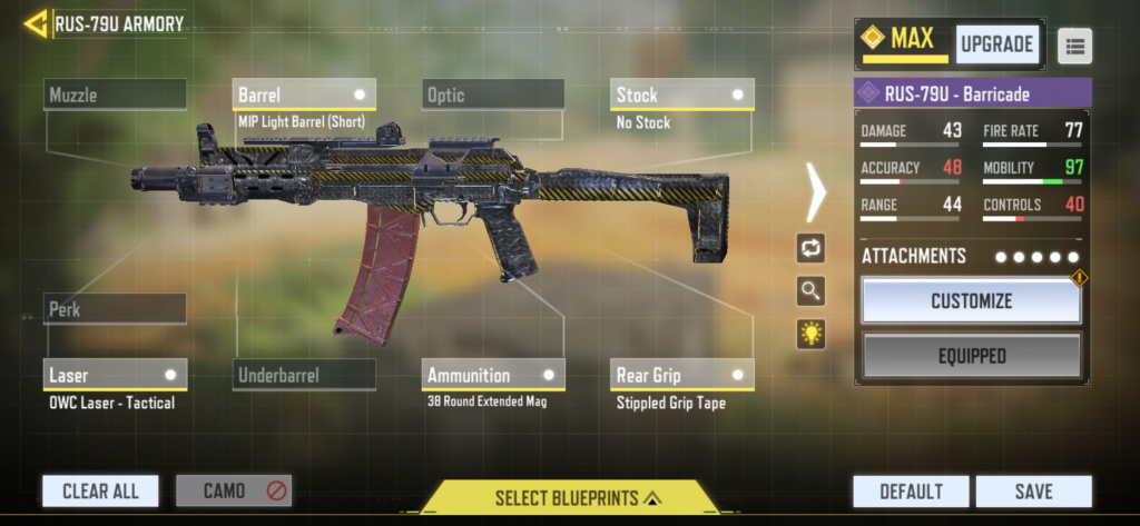 RUS-79U SMG COD Mobile Season 3