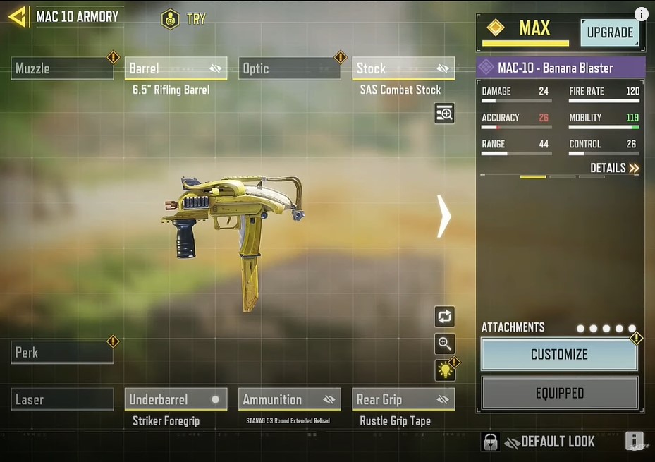 Best MAC-10 gunsmith class setup for COD Mobile Season 3.