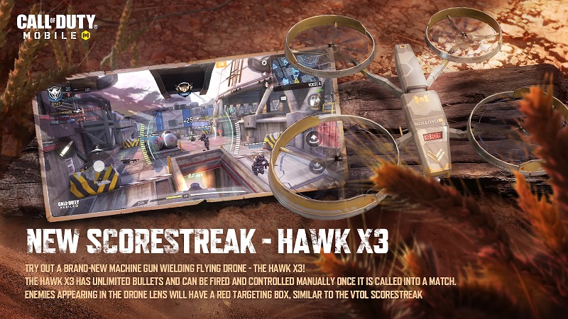 COD Mobile Season 4 how to get Hawk x3 scorestreak free