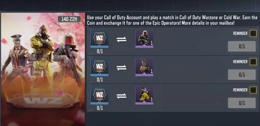 COD Mobile Warzone Season 3 crossover event radioactive agent redemption how to get free skin operator