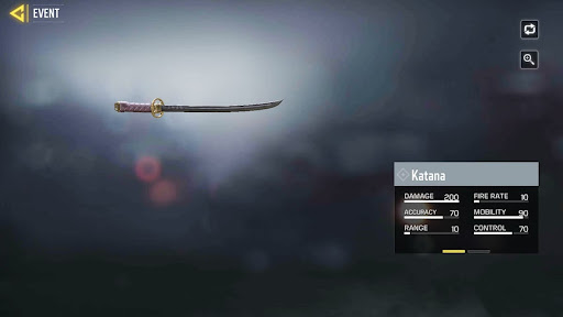 Katana free cod mobile
