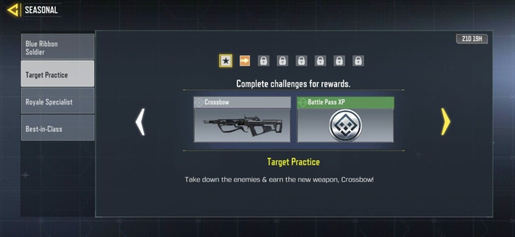 How to get the Crossbow in COD Mobile: Target Practice Seasonal Challenge