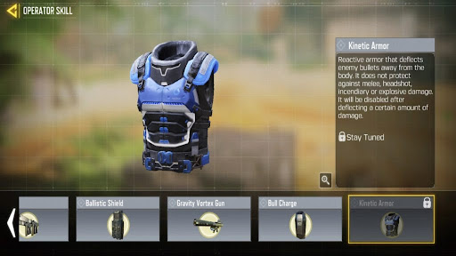 Kinetic armour how to unlock
