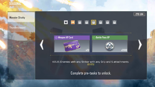 Monster Shotty event rewards codm