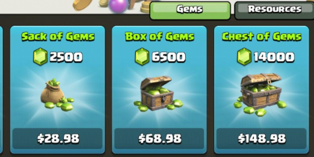 Códigos promocionales de Clash of Clans gemas gratuitas