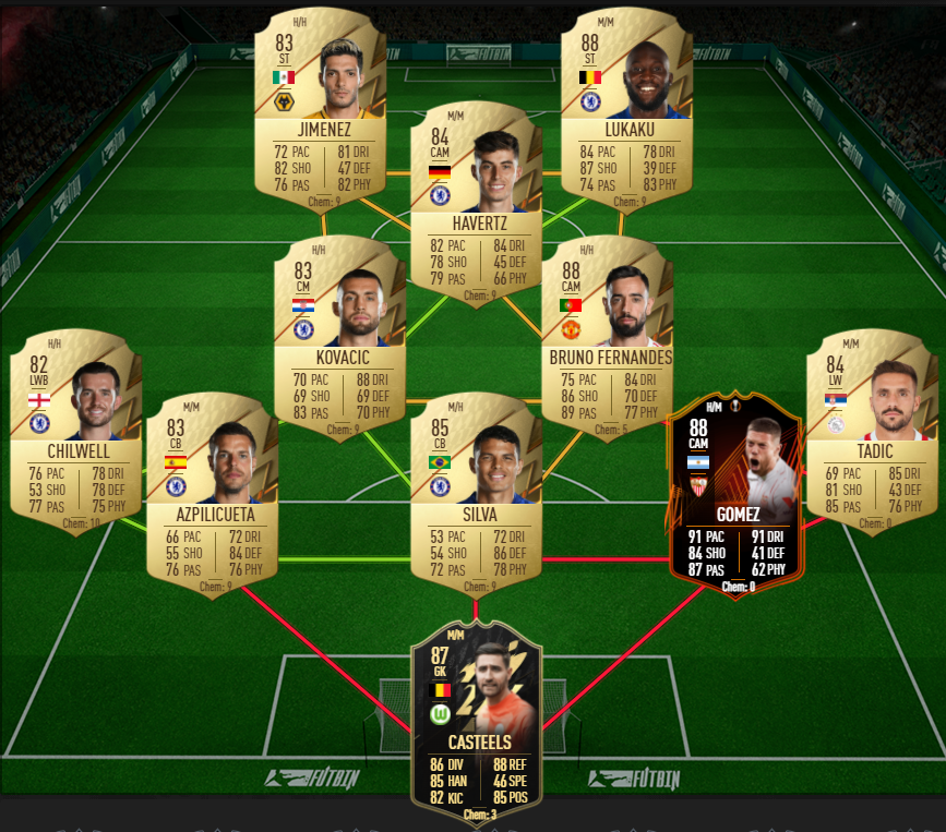 86 rated squad