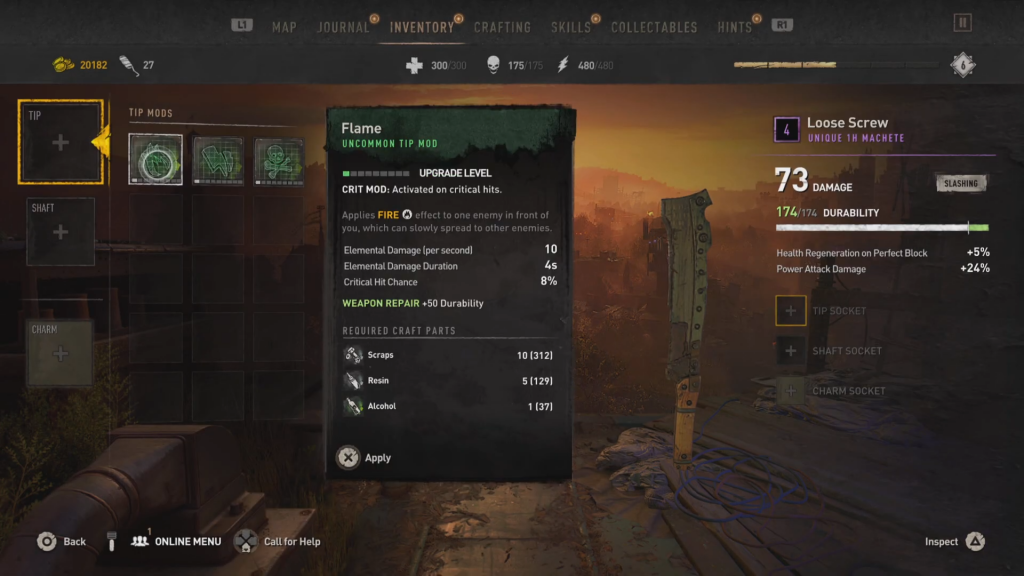 How to repair weapons in Dying Light 2