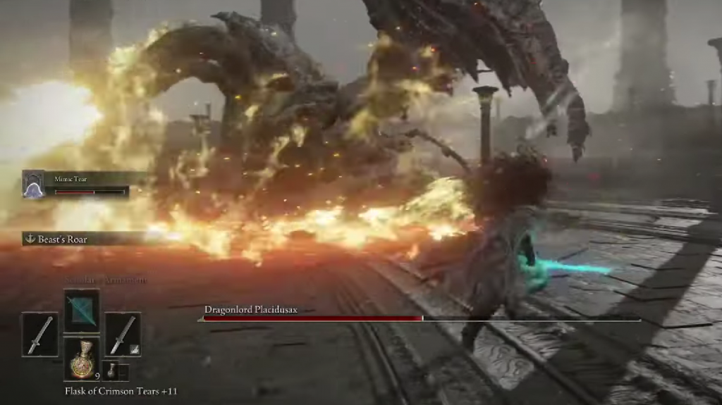 elden ring dragonlord placidusax boss guide 50% hp 50 percent low health