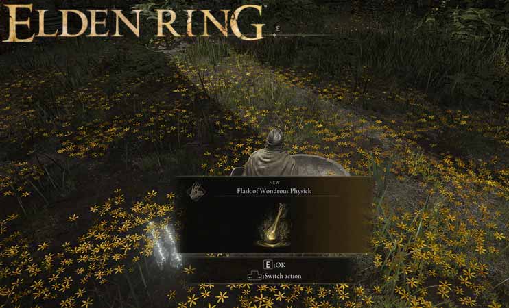 Elden Ring Flask of Wondrous Physick How to get and effects GINX