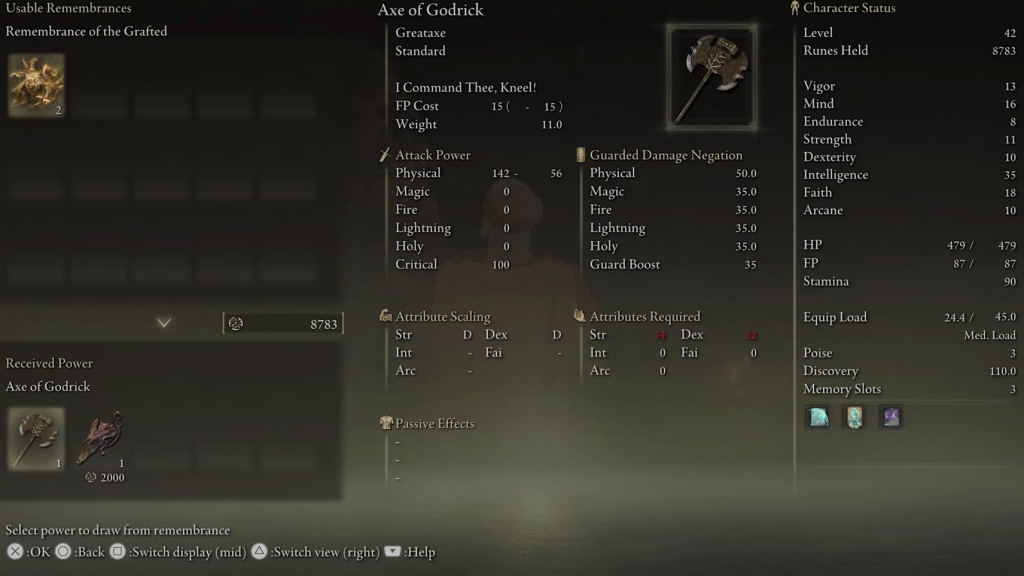 elden ring guide remembrance of the grafted axe of godrick godrick the grafted boss